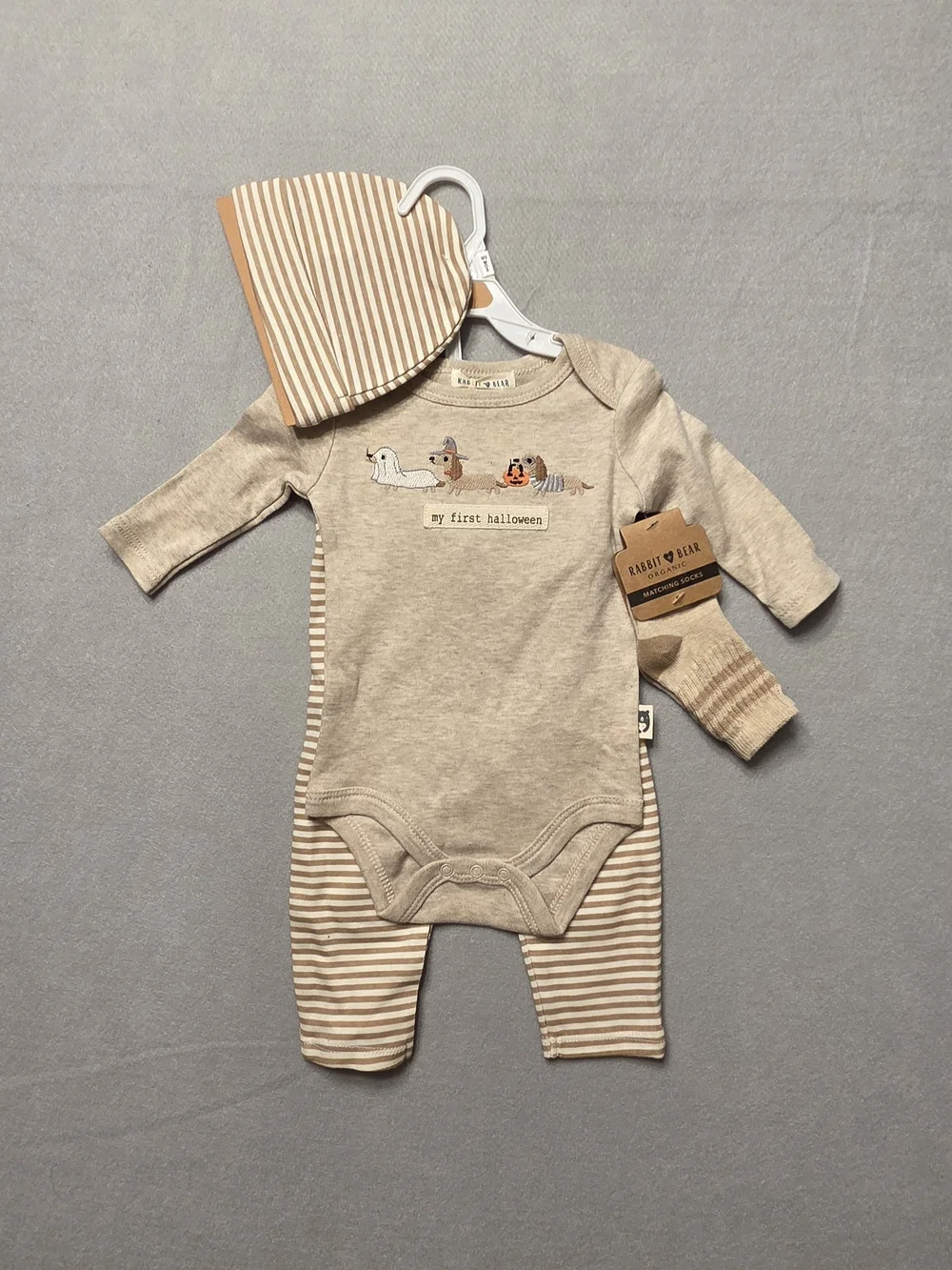 Rabbit + Bear My First Halloween 4-piece Set
